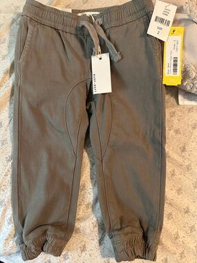Stitch Fix Kids- Warp + Weft Taupe Knit Joggers